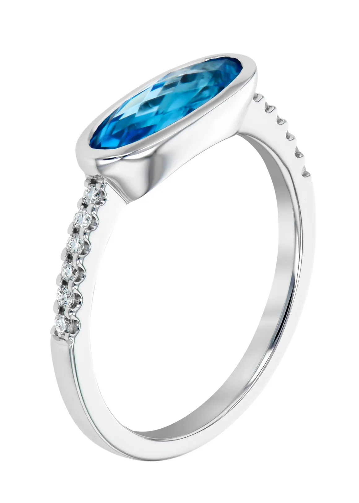 Blue Topaz Ring