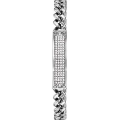 Bulova Box Set Bul Crystal Mens Stainless Steel