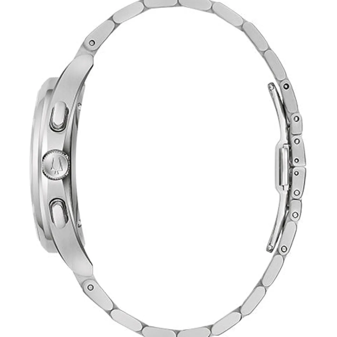 Bulova Curv Dress Mens Stainless Steel