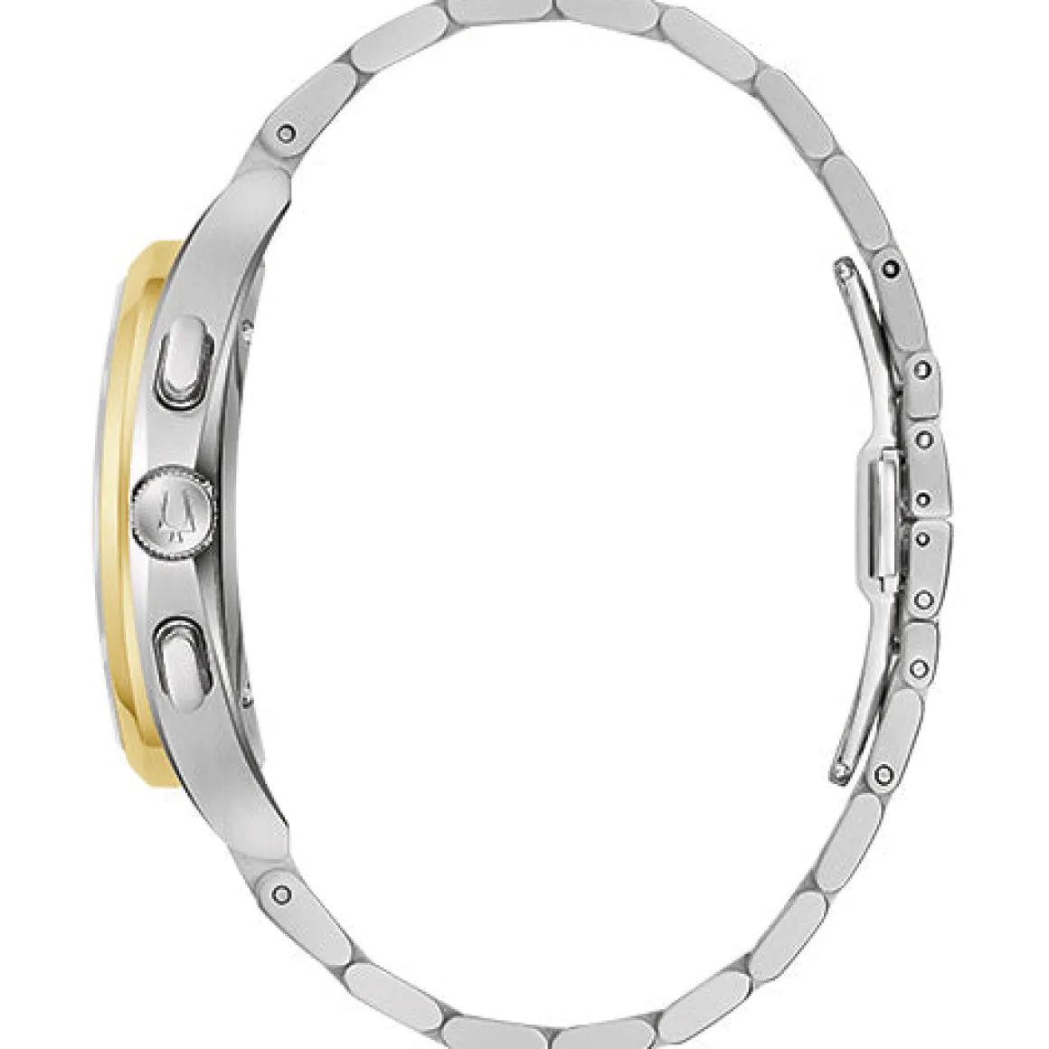 Bulova Curv Dress Mens Stainless Steel