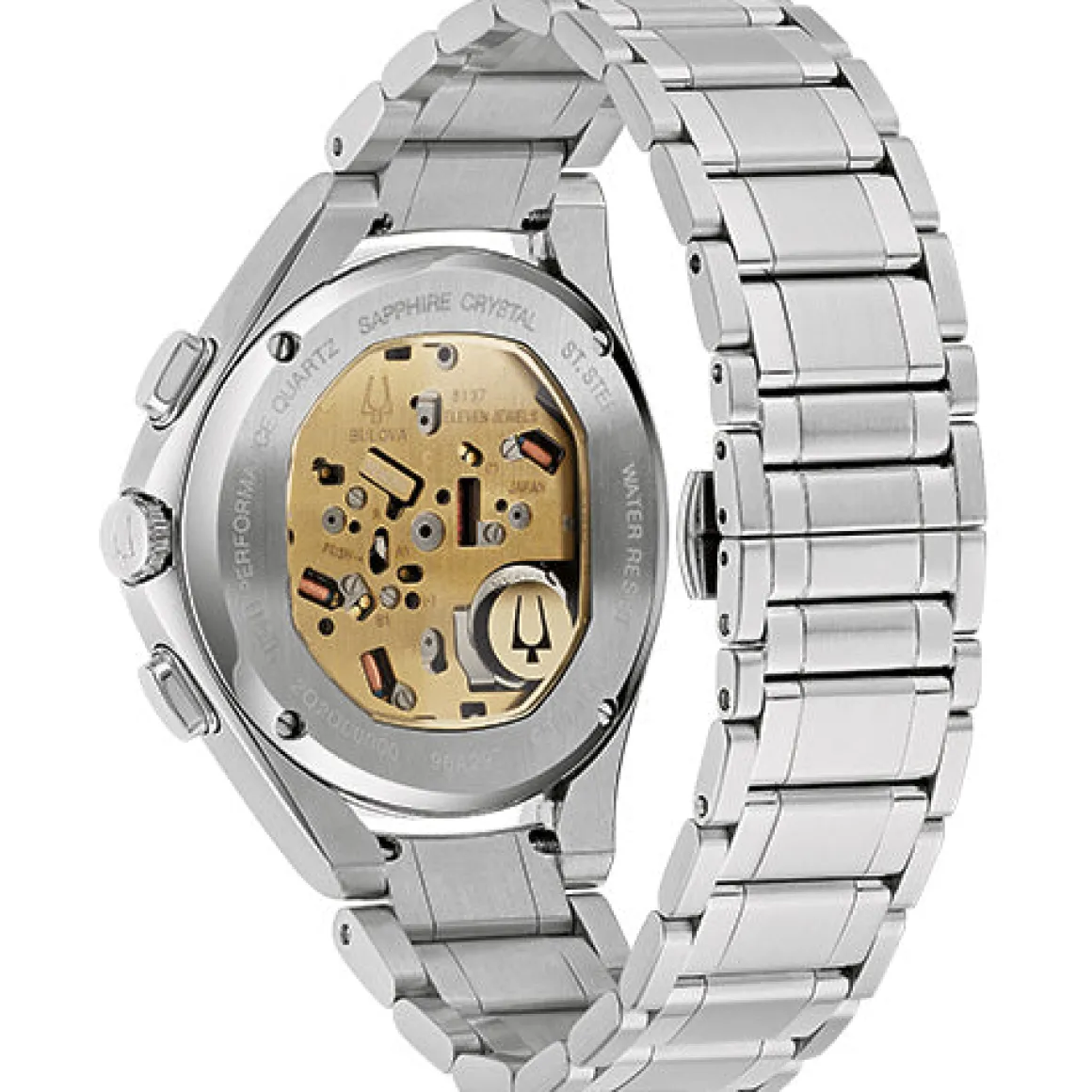 Bulova Curv Dress Mens Stainless Steel