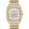 Bulova Dress/Classic Crystal Mens Watch Stainless Steel