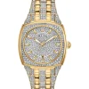 Bulova Dress/Classic Crystal Mens Watch Stainless Steel