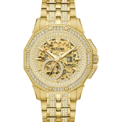Bulova Dress/Classic Crystal Mens Watch Stainless Steel