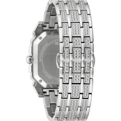 Bulova Dress/Classic Crystal Mens Watch Stainless Steel