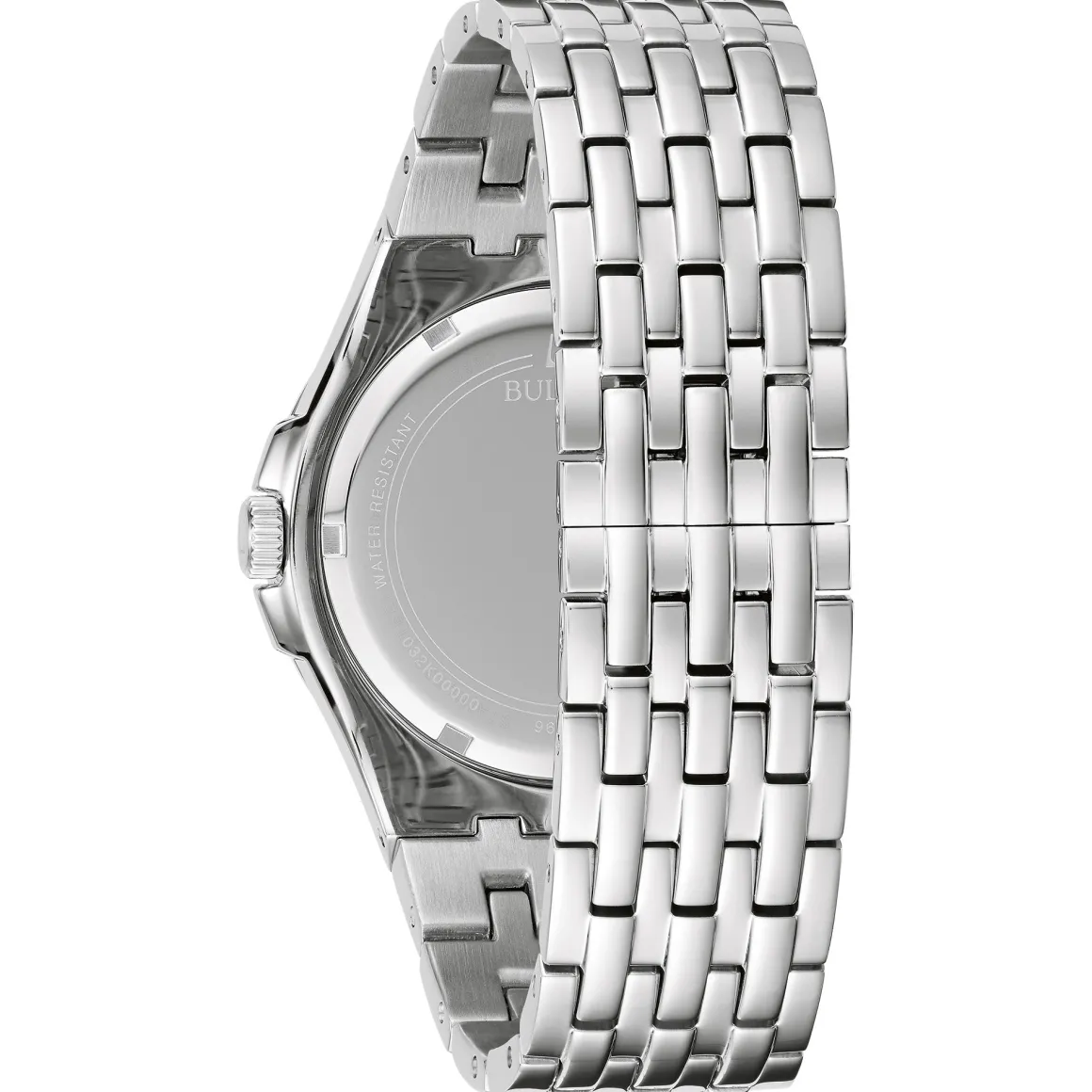 Bulova Dress/Classic Crystal Mens Watch Stainless Steel