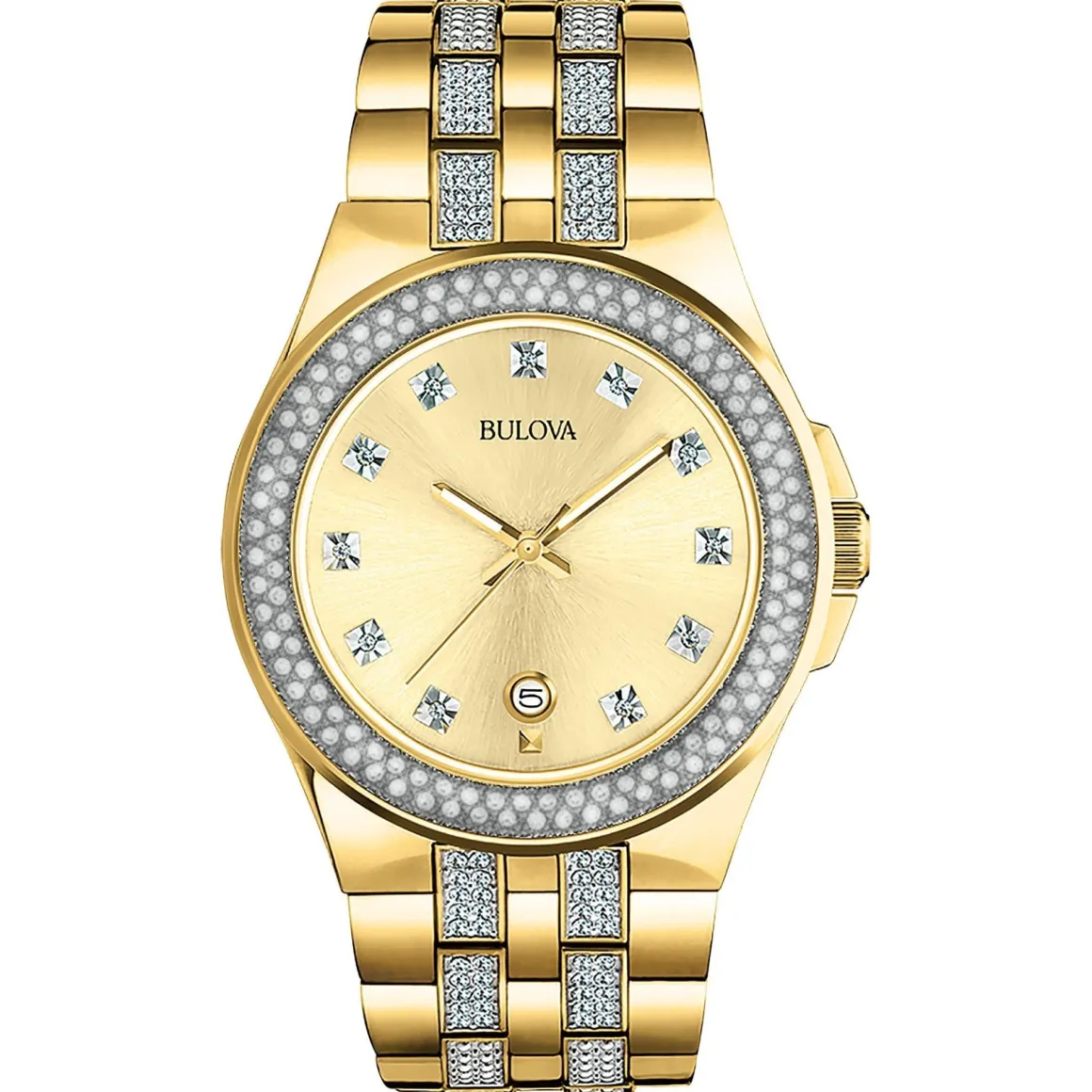Bulova Mens Phanton Watch Two Tone