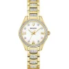 Bulova  Misc Crystal Ladies Stainless Steel