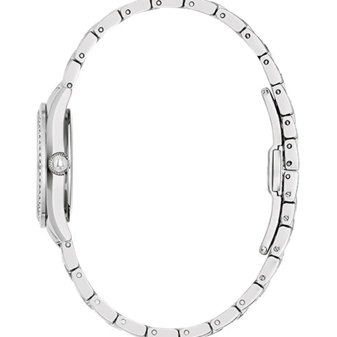 Bulova Misc Crystal Ladies Stainless Steel