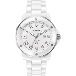 Bulova Performance Ladies Stainless Steel & Ceramic