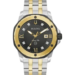 Bulova Performance Marine Star Mens Watch Stainless Steel