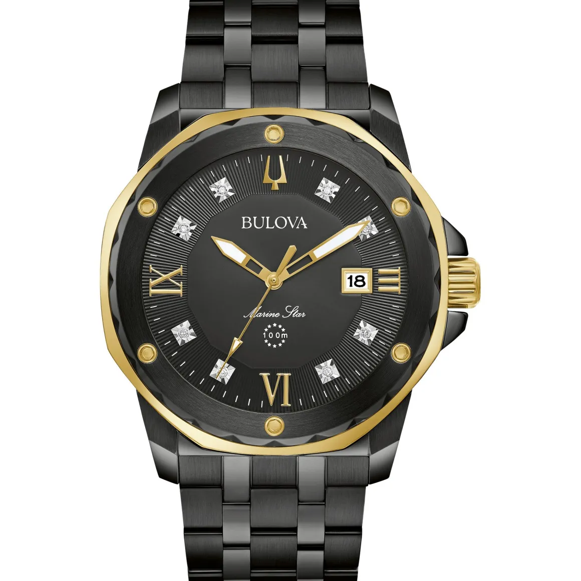 Bulova Performance Marine Star Mens Watch Stainless Steel