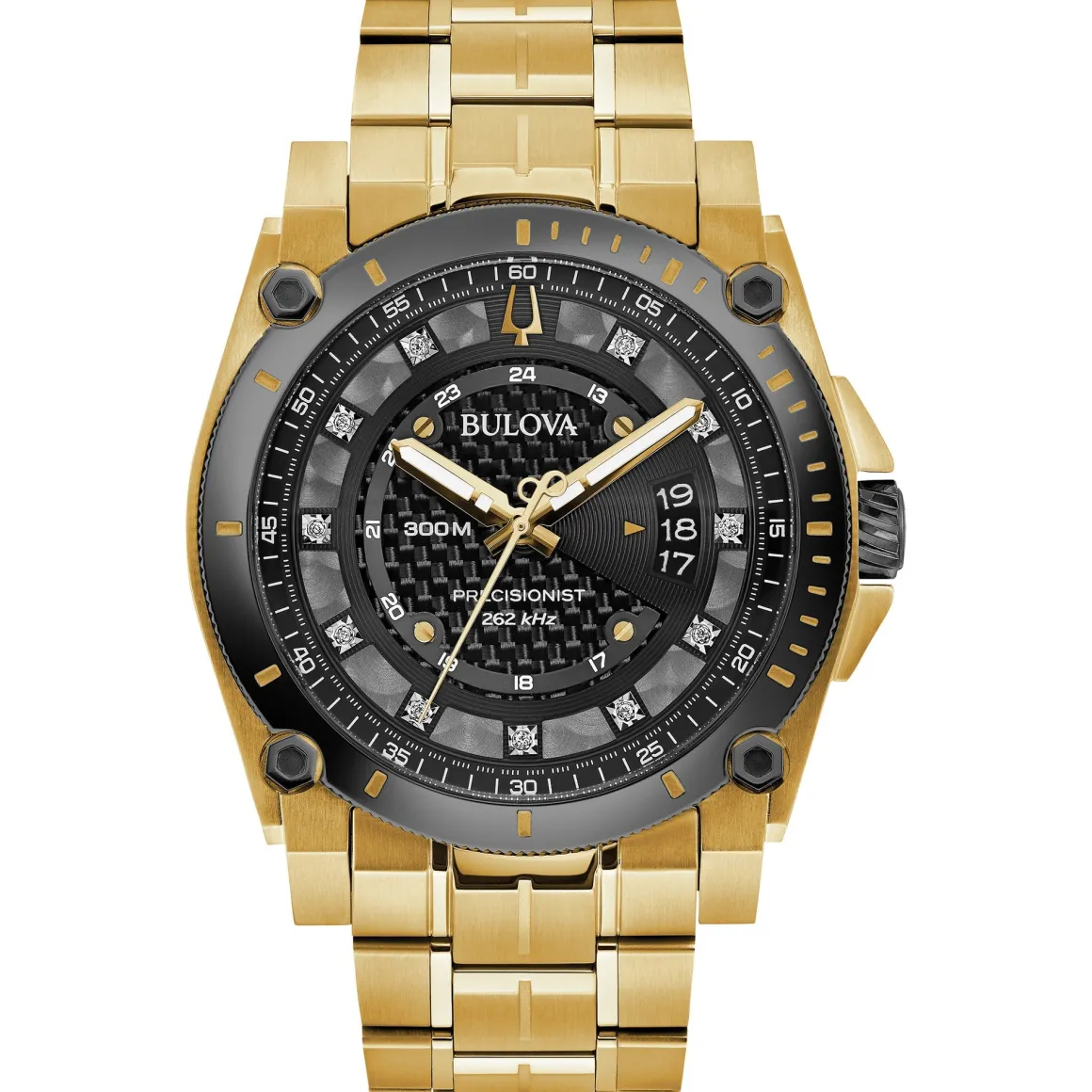 Bulova Proprietary Precisionist Mens Watch Stainless Steel