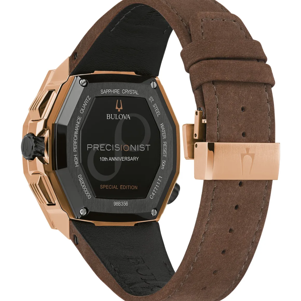 Bulova Proprietary Precisionist Mens Watch Stainless Steel