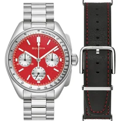 Bulova Stainless Steel Heritage Mens Watch