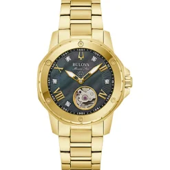 Bulova Stainless Steel Performance Ladies Watch