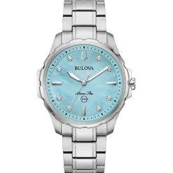 Bulova Stainless Steel Performance Ladies Watch