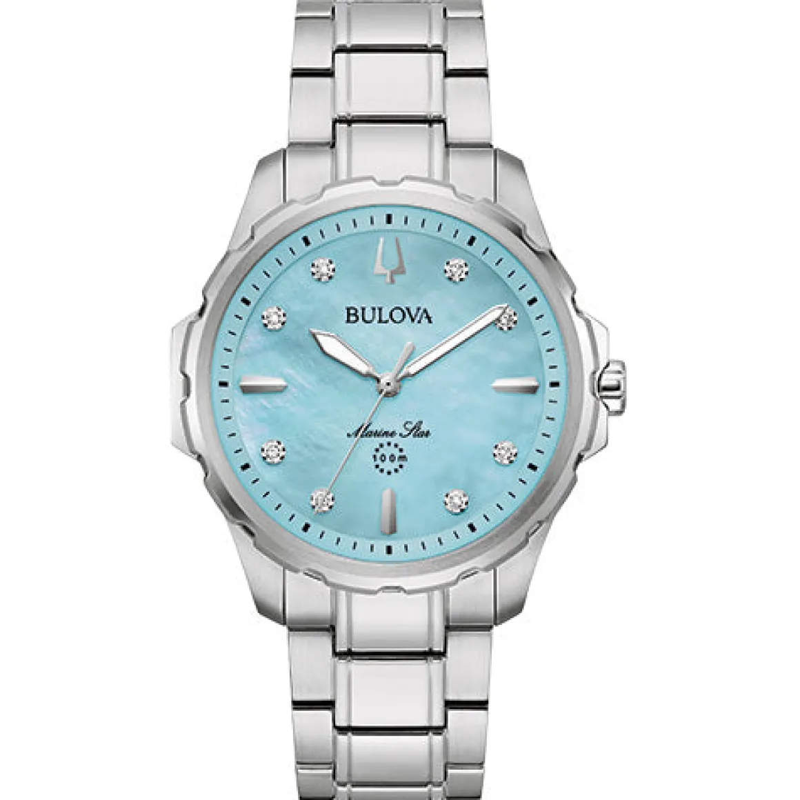 Bulova Stainless Steel Performance Ladies Watch