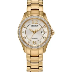 CITIZEN Eco-Drive Dress/Classic Eco Crystal Eco Ladies Stainless Steel
