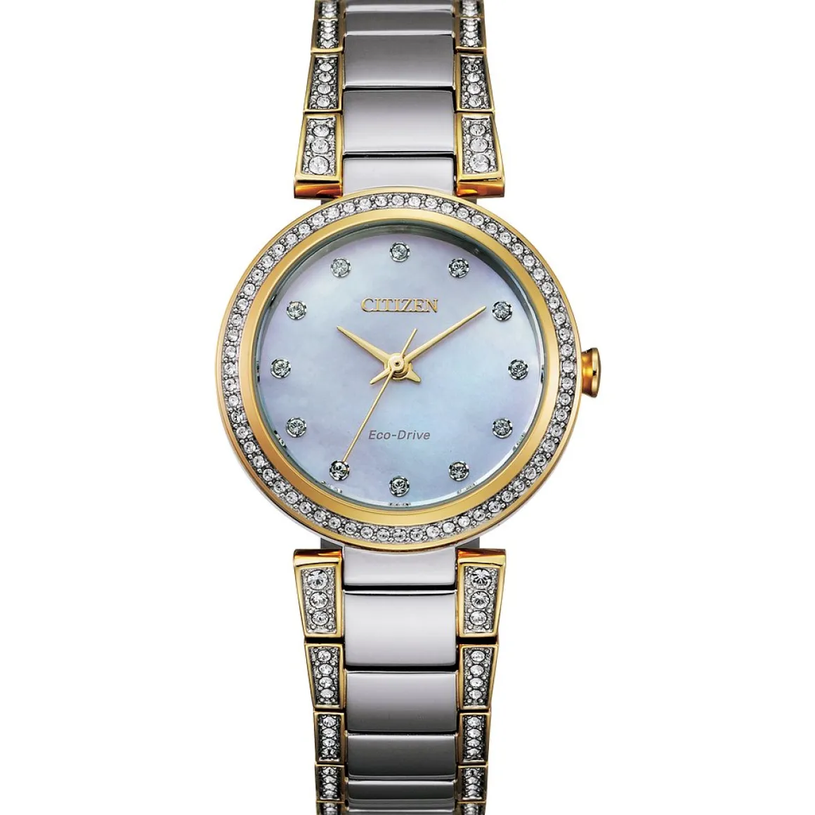 CITIZEN Eco-Drive Dress/Classic Eco Crystal Eco Ladies Stainless Steel