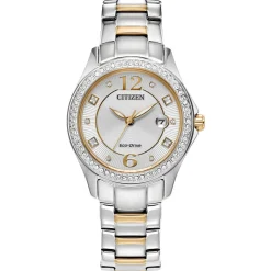 CITIZEN Eco-Drive Dress/Classic Eco Crystal Eco Ladies Stainless Steel