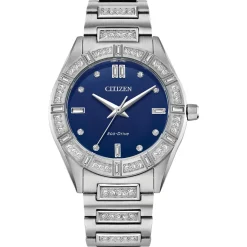 CITIZEN Eco-Drive Dress/Classic Eco Crystal Eco Ladies Stainless Steel