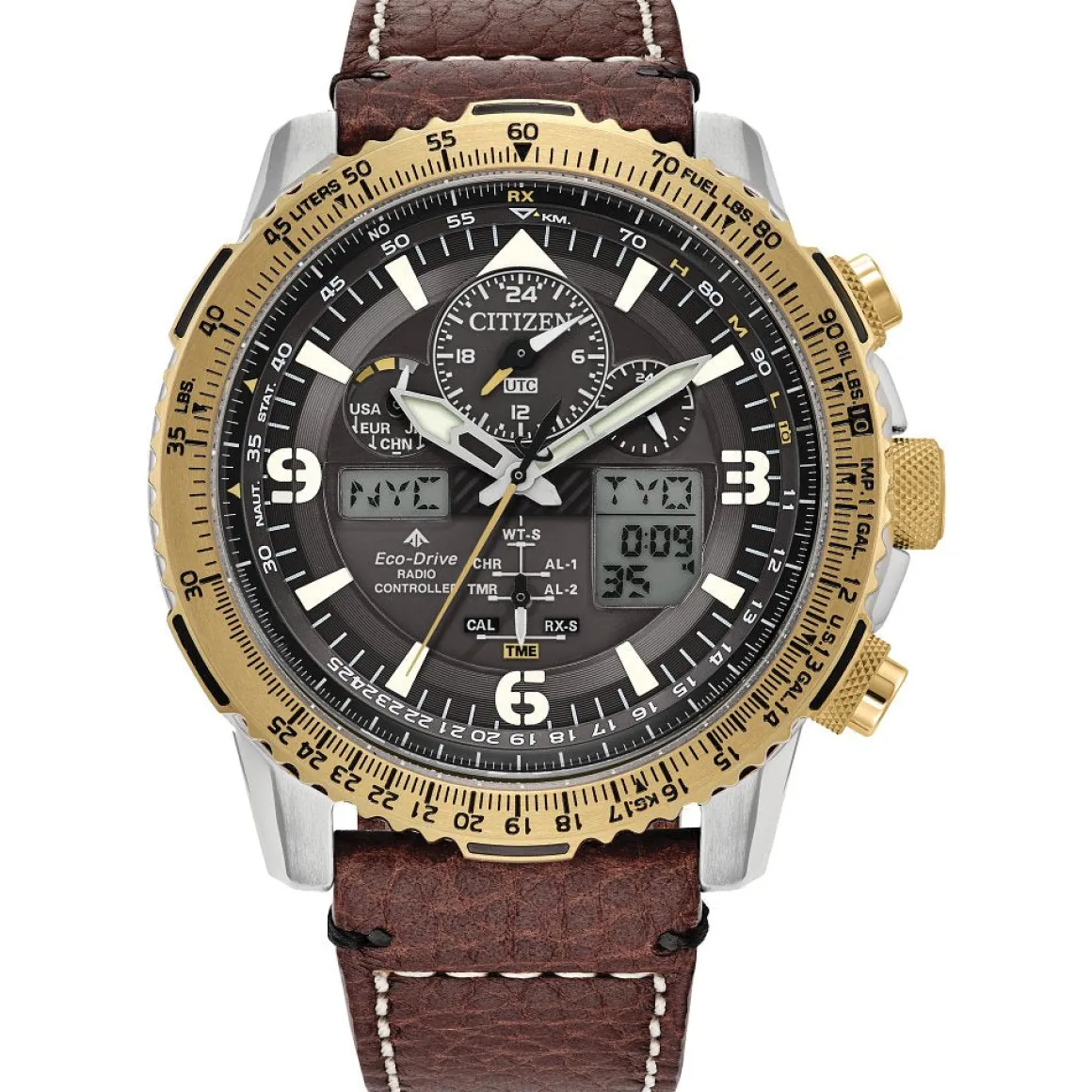 CITIZEN Eco-Drive Promaster Eco Skyhawk Mens Stainless Steel