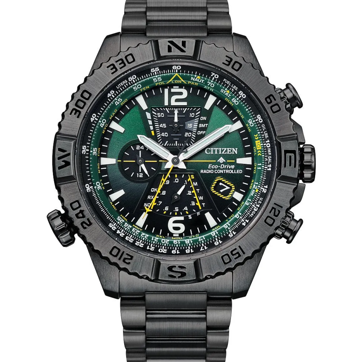 CITIZEN Eco-Drive Promaster Eco Navihawk Mens Stainless Steel