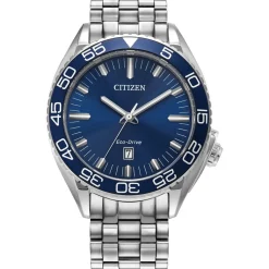 CITIZEN Eco-Drive Sport Luxury Carson Mens Stainless Steel