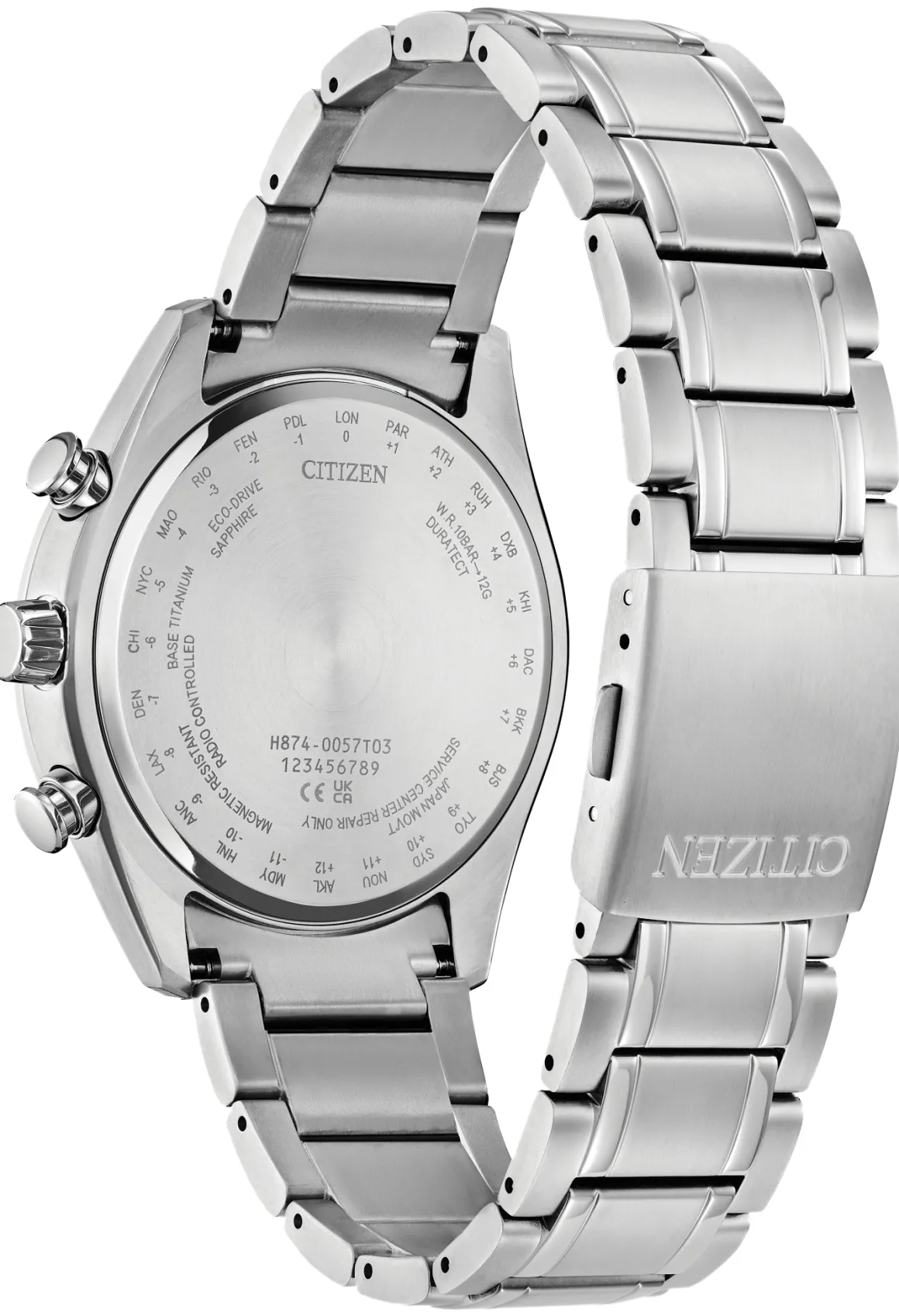 CITIZEN Eco-Drive Sport Luxury Mens Super Titanium