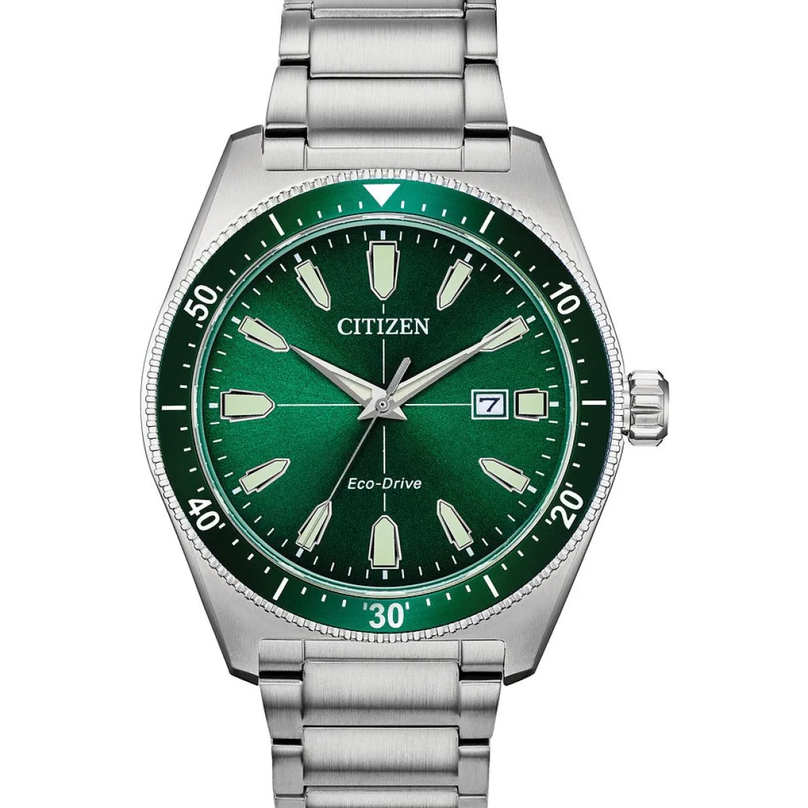 CITIZEN Eco-Drive Weekender Brycen Mens Stainless Steel