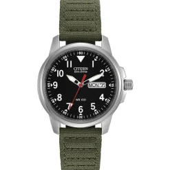CITIZEN Eco-Drive Weekender Garrison Mens Stainless Steel