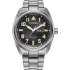 CITIZEN Eco-Drive Weekender Garrison Mens Super Titanium