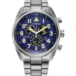 CITIZEN Eco-Drive Weekender Garrison Mens Super Titanium