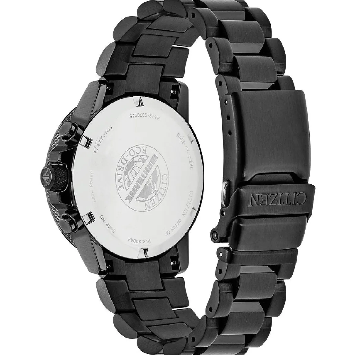 CITIZEN Eco-Drive Weekender Nighthawk Sport Casual Mens Stainless Steel