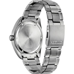 CITIZEN Eco-Drive Weekender Garrison Mens Super Titanium