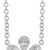 Diamond Flower Pendant