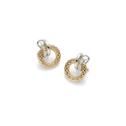 FOPE Circle Drop Earrings