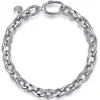 Gabriel & Co. Sterling Silver Chain Tennis Bracelet 7.5"
