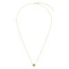 14K Gold & Peridot Solitaire Necklace