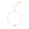 14K Gold Heart Friendship Bracelet