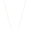 14K Gold Italian Horn Necklace