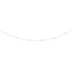 14K Gold Pearl Station Necklace