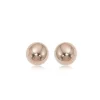 14K Rose Gold 6mm Ball Earrings