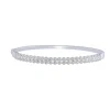 14K White Gold 1.50Ct Diamond Bangle
