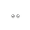 14K White Gold 4mm Ball Earrings
