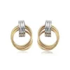 14K Yellow Gold Tt Sm. D/Knocker Earrings