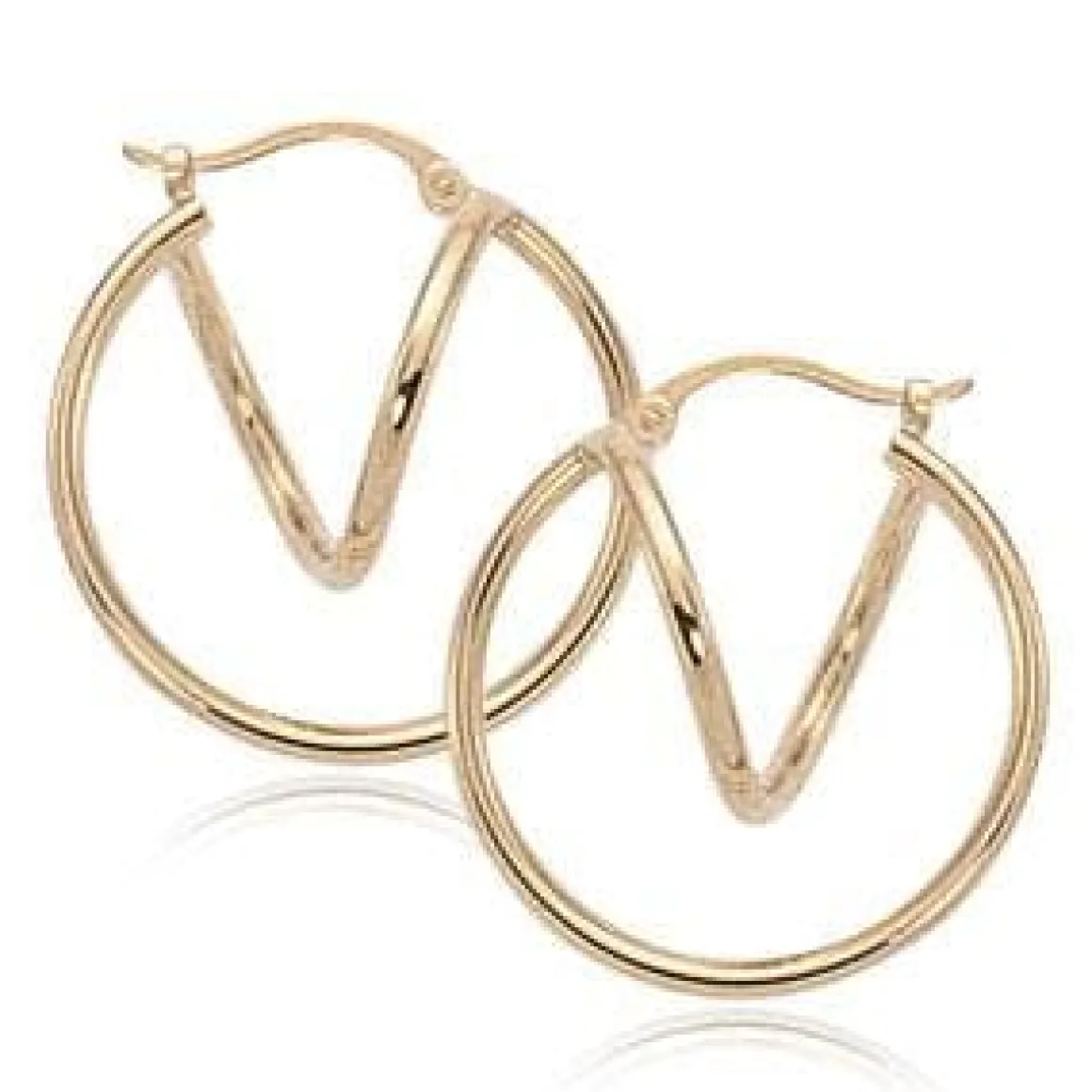 14KG Lg/Sm. Dbl Tube S/D Earrings