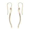 14KG Straight Dangle Earrings
