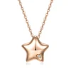 14KRG 0.005Ct Mini Star Pendant